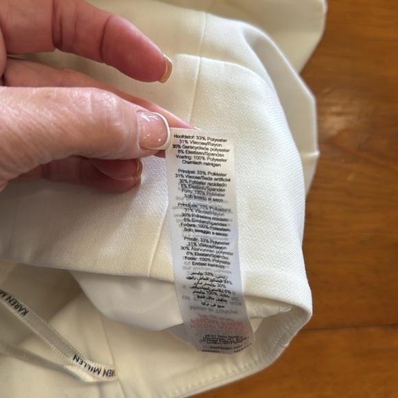 Compact Stretch High Waist Wide Leg Pants by karen Millen NWT - Picture 11 of 17